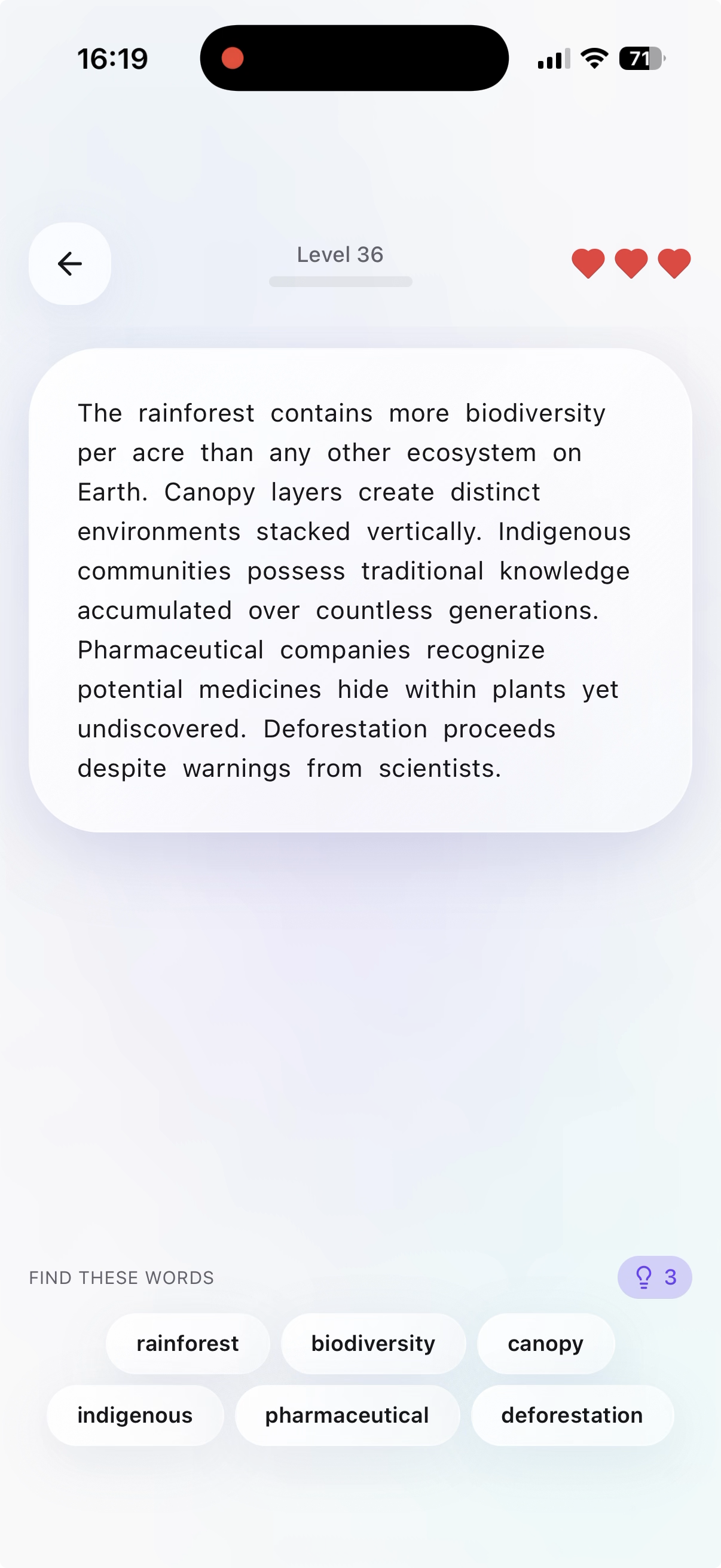 Focuscroll Game Screenshot